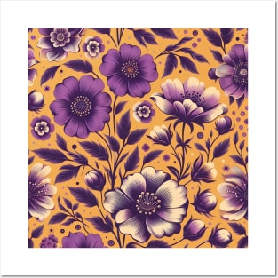 Purple Flowers Posters and Art